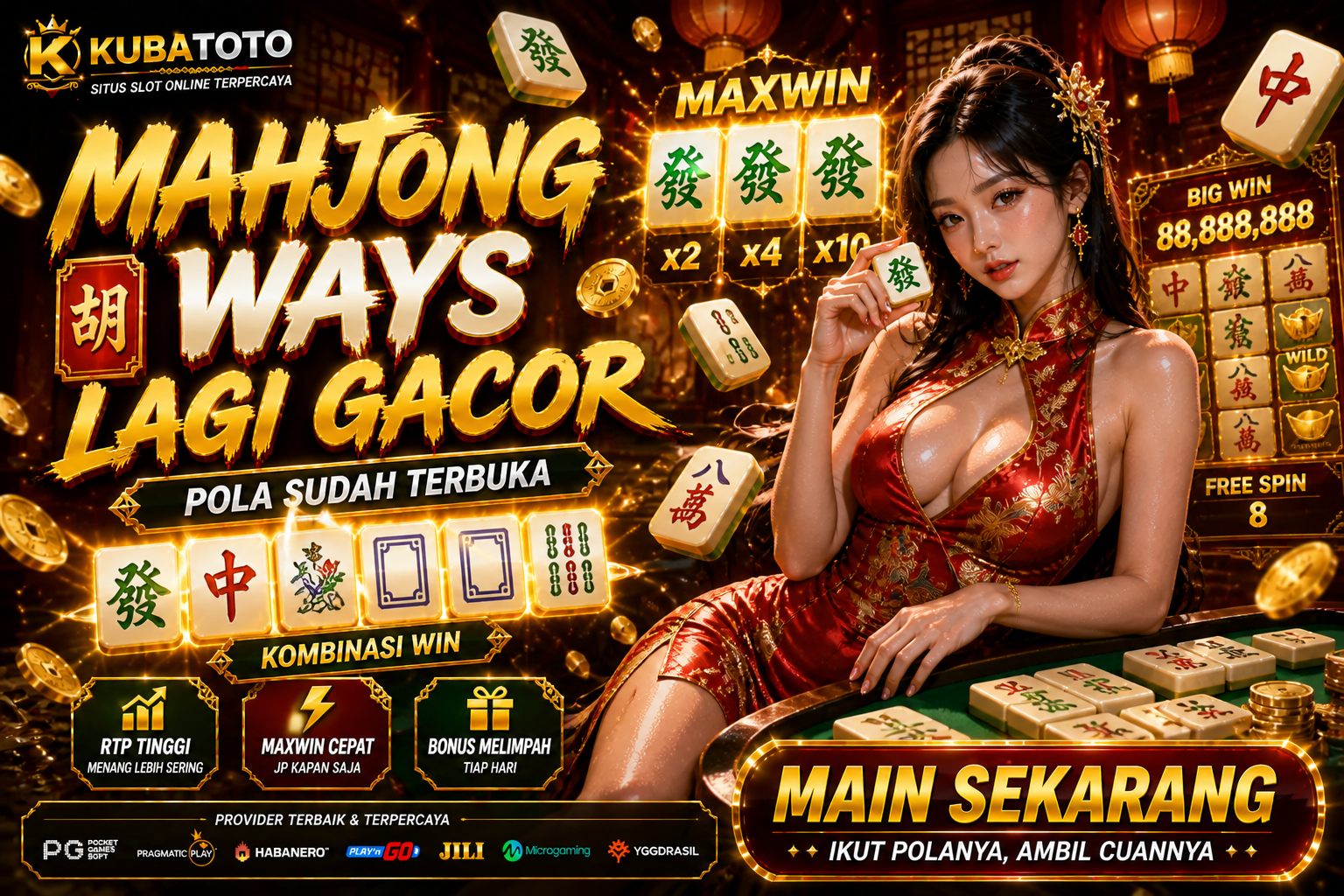 KUBATOTO SLOT88 — Mahjong Ways & slot gacor